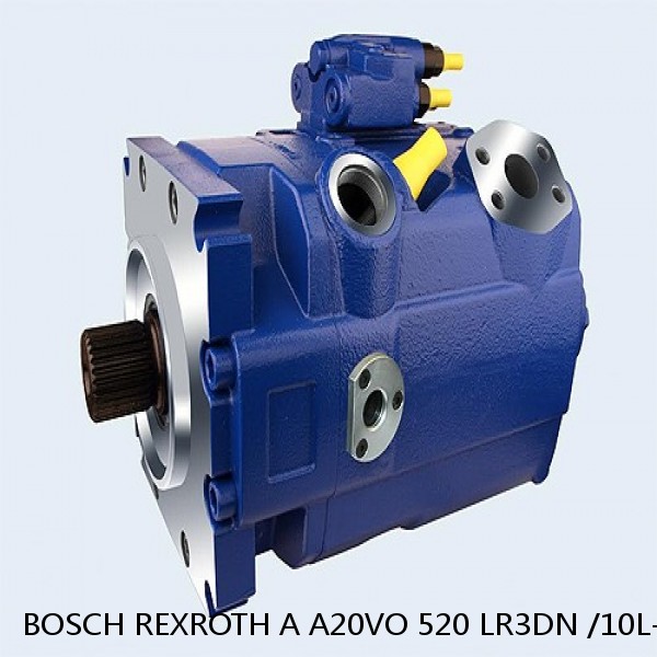 A A20VO 520 LR3DN /10L-VZH26K00-S1858 BOSCH REXROTH A20VO Hydraulic axial piston pump