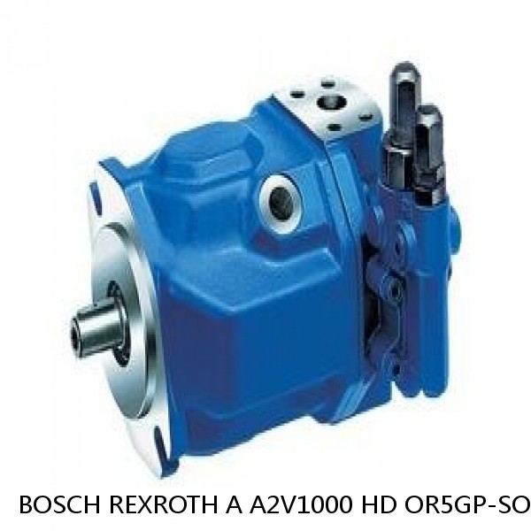 A A2V1000 HD OR5GP-SO BOSCH REXROTH A2V Variable Displacement Pumps