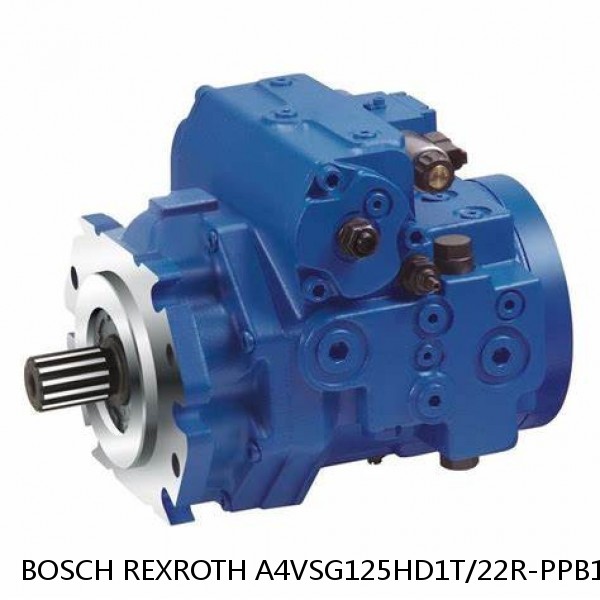A4VSG125HD1T/22R-PPB10K02 BOSCH REXROTH A4VSG Axial Piston Variable Pump #1 small image