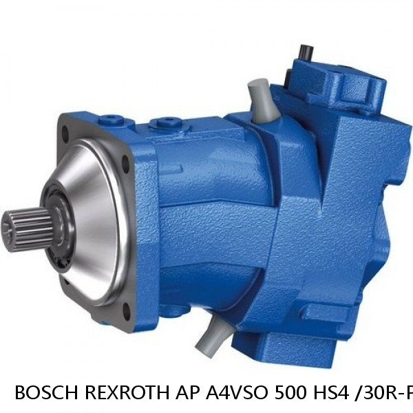 AP A4VSO 500 HS4 /30R-PZH25K99 BOSCH REXROTH A4VSO Variable Displacement Pumps