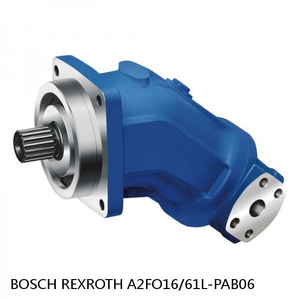 A2FO16/61L-PAB06 BOSCH REXROTH A2FO Fixed Displacement Pumps