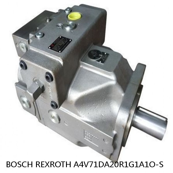 A4V71DA20R1G1A1O-S BOSCH REXROTH A4V Variable Pumps #1 image